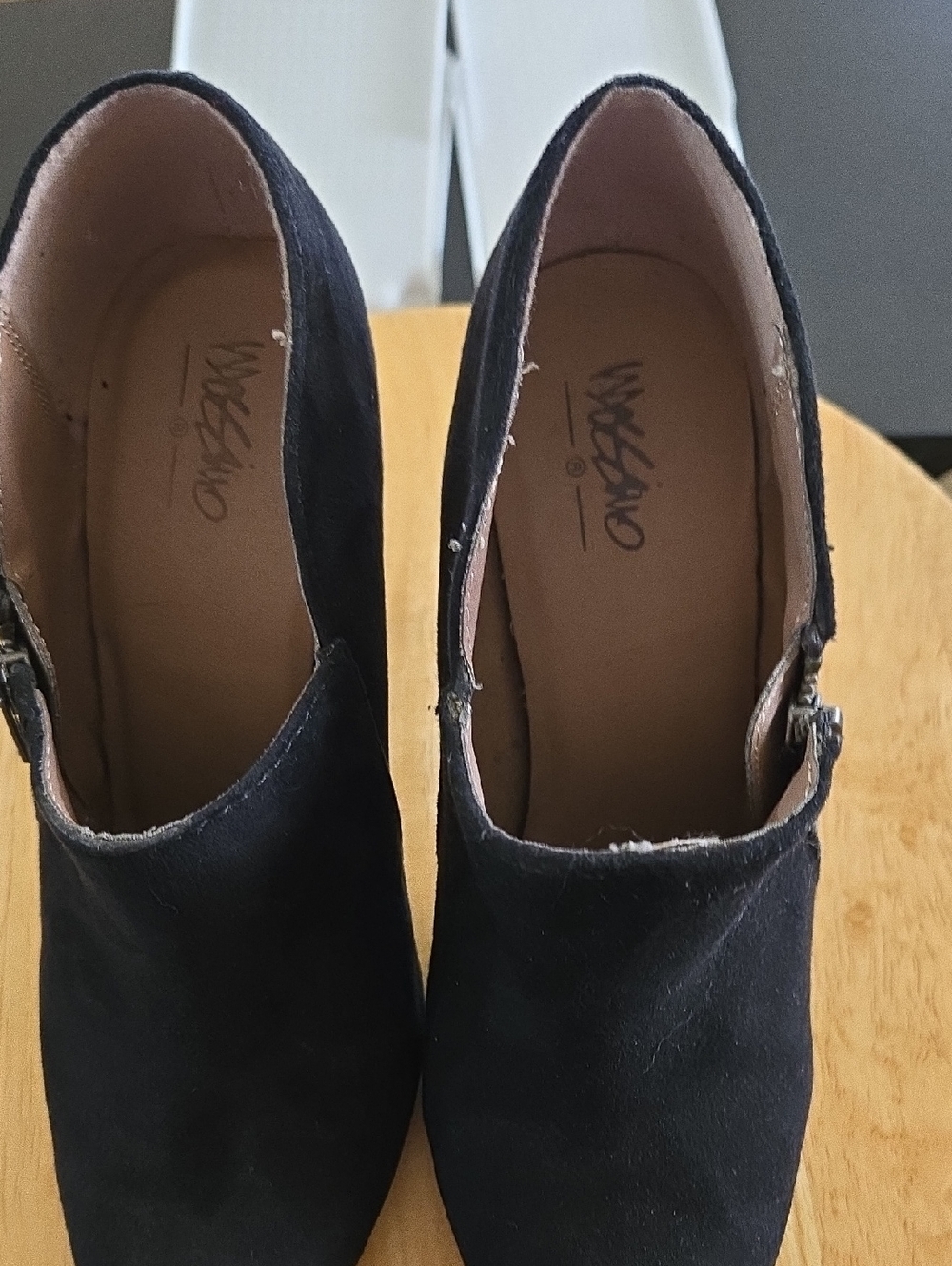 Target Black Suede Mule Clogs with Side Buckle